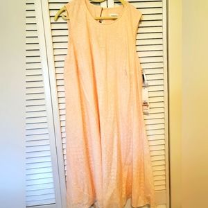 Calvin Klein Cotton Eyelet Dress